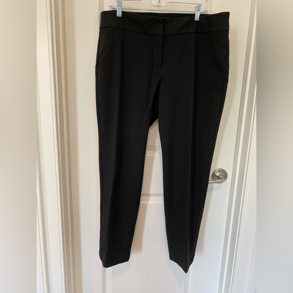 Talbots Black Signature Cut Pants Size 16